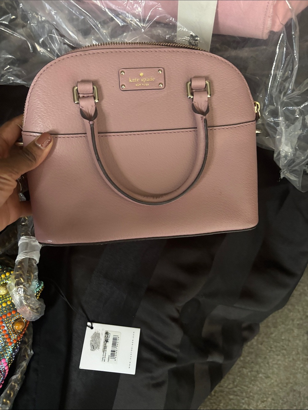 katespade pink handbag